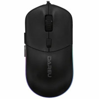 Мышь проводная Dareu LM121 Black (черный), DPI 800/1600/2400/6400, подсветка RGB, 1.8 м