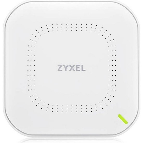 Точка доступа/ Точка доступа Zyxel NebulaFlex NWA90AX PRO, WiFi 6, 802.11a/b/g/n/ac/ax (2,4 и 5 ГГц), MU-MIMO, антенны 3x3, до 575+2400 Мбит/с, 1xLAN 2.5GE, PoE, защита от 4G/5G, БП в комплекте