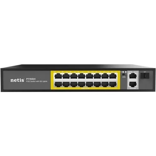 Коммутатор Netis P116GH, неуправляемый