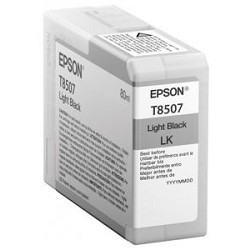 EPSON C13T850700 Картридж Epson T8507 для SC-P800 Light Black, 80 мл. (cons ink)