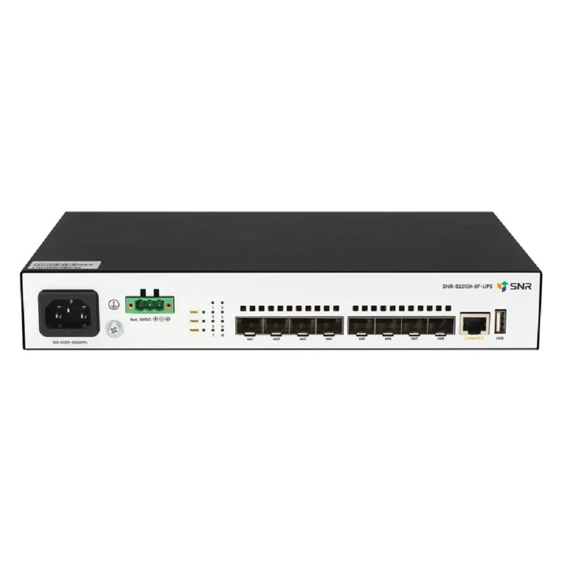 Коммутатор/ Управляемый коммутатор уровня 2+ SNR-S5210X-8F-UPS