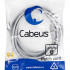 Cabeus PC-FTP-RJ45-Cat.6-5m-LSZH Патч-корд F/UTP, категория 6, 2xRJ45/8p8c, экранированный, серый, LSZH, 5м