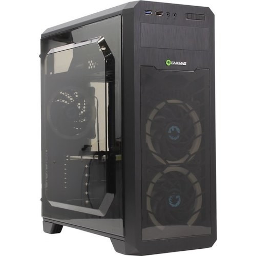 GameMax Корпус G563 без БП (Midi Tower, ATX, LED, Черн., Прозрач. бок. и фронт. панель, USB 3.0) GameMax Корпус G563 без БП (Midi Tower, ATX, LED, Черн., Прозрач. бок. и фронт. панель, USB 3.0)