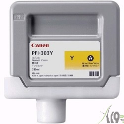 PFI-303Y  2961B001 Картридж Canon PFI-303Y Yellow для iPF815/825 330-ml