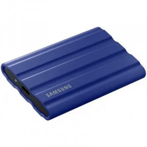 Samsung Portable SSD 2TB T7 Shield <MU-PE2T0R/EU> синий (USB3.2 Gen2, up to 1050/1000Mbs, 3D TLC,  Samsung Portable SSD 2TB T7 Shield <MU-PE2T0R/EU> синий (USB3.2 Gen2, up to 1050/1000Mbs, 3D TLC,