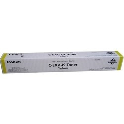 Canon C-EXV49Y Тонер-картридж для серии iR-ADV C33xx. Жёлтый. 19000 страниц.