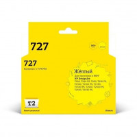T2 F9J78A  Картридж № 727  (IC-HF9J78A) для HP Designjet T920/T930/T1500/T1530/T2500/T2530, желтый, с чипом