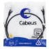 Cabeus PC-UTP-RJ45-Cat.5e-1m-BK Патч-корд U/UTP, категория 5е, 2xRJ45/8p8c, неэкранированный, черный, PVC, 1м