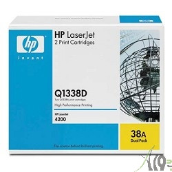 HP Q1338D Картридж ,Black{LJ4200, Black, 2-pack, (2 x 12000стр.)}
