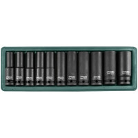 JONNESWAY S03AD4111S [47193] Набор головок торцевых ударных глубоких 1/2"DR, 10-24 мм, 11 предметов