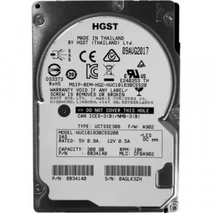 Жесткий диск/ HDD HGST SAS Server 300Gb 2.5'' Ultrastar 10K rpm 12Gb/s 128Mb 1 year warranty (replacement AL15SEB030N, AL14SEB030N, ST300MM0048)