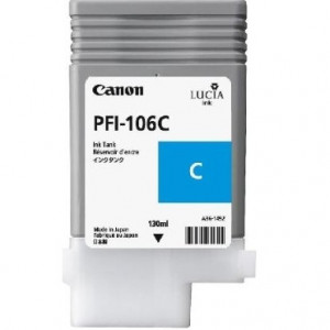 Картридж струйный Canon PFI-106 C 6622B001 голубой для Canon для iPF6300S/6400/6450