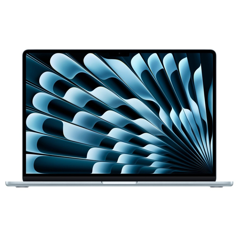 Apple MacBook Air 15-inch 2025 [MC7D4] (КЛАВ.РУС.ГРАВ.) Sky Blue 15.3" Liquid Retina {(2880x1864) M4 10C CPU 10C GPU/24GB/512GB SSD/рекоменд.переходник 1979059/1991284} (A3241)