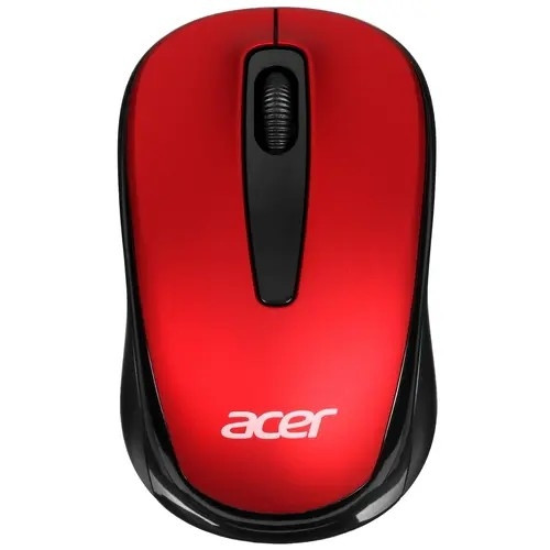 Acer OMR136 [ZL.MCEEE.01J] красный оптическая (1000dpi) беспроводная USB для ноутбука (2but)