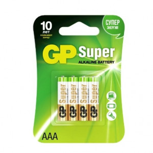 GP 24AUPA21-2CRSB4 40/320 Ultra Plus Alkaline 24А AAA - 4 шт. на блистере (4 шт.)