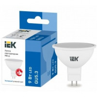 Iek LLE-MR16-9-230-65-GU5 Лампа LED MR16 софит 9Вт 230В 6500К GU5.3 