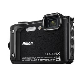 Nikon CoolPix W300 черный {16Mpix Zoom5x 3" 4K 473Mb SDXC/SD/SDHC CMOS 1x2.3 5minF HDMI/KPr/DPr/WPr/FPr/WiFi/EN-EL19}