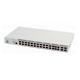 Eltex Ethernet-коммутатор MES2324F, 24 порта 1000Base-X (SFP), 4*10GBase-X (SFP+)/1000Base-X (SFP), L2+, 48V DC