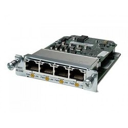 EHWIC-4ESG= Four port 10/100/1000 Ethernet switch interface card