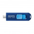 Флеш Диск A-DATA 64GB <ACHO-UC300-64G-RNB/BU> UC300, USB 3.2/TypeC, синий/голубой