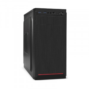 Exegate EX299206RUS Корпус Minitower ExeGate BAA-114U2-UNS350 (mATX, БП UNS350 с вент. 12см, 1*USB+2*USB3.0, аудио, черный)