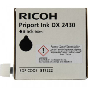 Ricoh 817222 Краска тип 2430, Black {DX2330/2430 (1х500мл)}