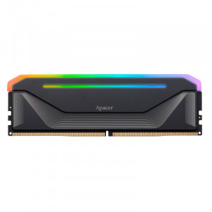 Оперативная память Apacer  DDR5  32GB  5600MHz DIMM NOX RGB Black Gaming Memory (PC5-41600) CL40 1.25V (Retail) 2048*8  Heat Sink (Retail) 3 years (AH5U32G56C522NBAA-1)