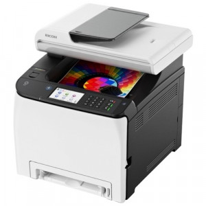 Ricoh SP C260SFNw (408142) МФУ (принтер, сканер, копир, факс) 4-цветная лазерная печать до 20 стр/мин макс. формат печати A4 (210 × 297 мм)