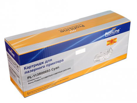 113R00693 для принтеров Rank Xerox Phaser 6115MFPD/6115MFPN/6120/6120N Cyan ProfiLine [Картридж] 4500 копий