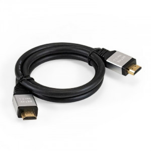 Exegate EX294701RUS Кабель HDMI ExeGate EX-CC-HDMI8K-1.0 (19M/19M, v2.1, 1м, 8K UHD, Ethernet, позолоченные контакты)
