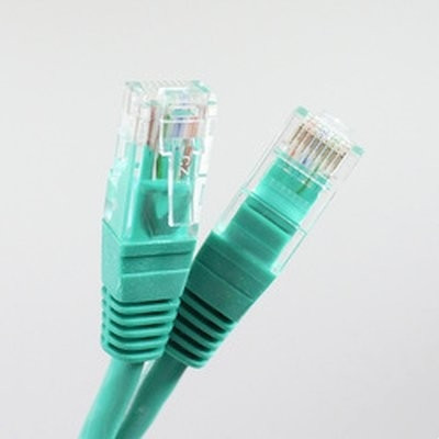 Патч-корд литой "Telecom" UTP кат.5е 1,0м зеленый <NA102-G-1M> 