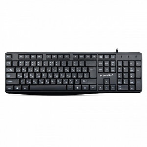 Клавиатура Gembird KB-8410,{USB, черный, 104 клавиши, кабель 1,5м}					