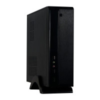 Exegate EX268688RUS Корпус MiniITX Exegate MI-207 Black, miniITX/mATX, <M300, 80mm>, 2*USB, Audio