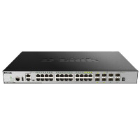 D-Link DGS-3630-28TC/A3ASI PROJ Управляемый L3 коммутатор, стек, 20x1000Base-T, 4x10GBase-X SFP+, 4xCombo 1000Base-T/SFP, ПО SI