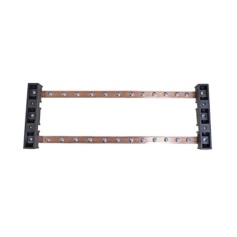 Cabeus CBG-NP-11-480 Шина PEN земля-ноль на 11+11 присоединений, медь, 480А, (габариты 5х25х500 мм)