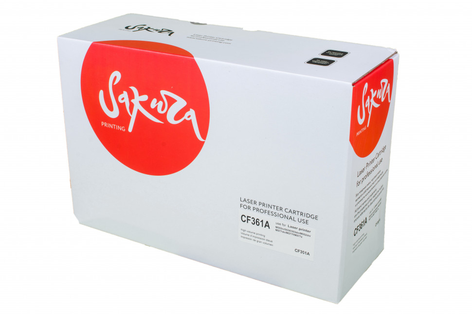 CF361A (HP 508A) Картридж Sakura для HP Color LJ Enterprise M553n/553X/553dn HP Color LaserJet Enterprise M552dn, синий, 5000 к.