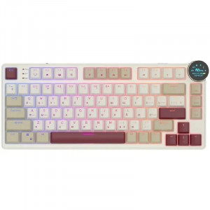 Клавиатура RK N80 беспроводная Rosy Clouds, тактильные свитчи RK Brown