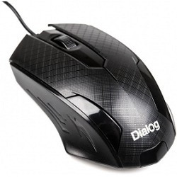 Dialog Pointer MOP-07U Black USB, оптическая мышь, 3 кнопки + ролик