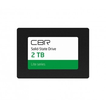 CBR SSD-002TB-2.5-LT22, Внутренний SSD-накопитель, серия "Lite", 2048 GB, 2.5", SATA III 6 Gbit/s, SM2259XT, 3D TLC NAND, R/W speed up to 550/520 MB/s, TBW (TB) 1000