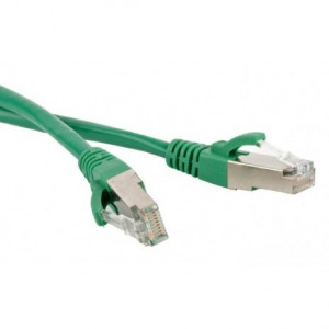 Hyperline PC-LPM-STP-RJ45-RJ45-C5e-10M-LSZH-GN Патч-корд F/UTP, экранированный, Cat.5е, LSZH, 10 м, зеленый