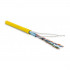 Hyperline FUTP4-C5E-P26-IN-LSZH-YL-100 (100 м) кабель витая пара, экранированная F/UTP, категория 5e, 4 пары (26 AWG), многожильный (patch), экран - фольга, LSZH, нг(А)-HF, –20°C – +75°C, желтый Hyperline FUTP4-C5E-P26-IN-LSZH-YL-100 (100 м) кабель витая пара, экранированная F/UTP, категория 5e, 4 пары (26 AWG), многожильный (patch), экран - фольга, LSZH, нг(А)-HF, –20°C – +75°C, желтый