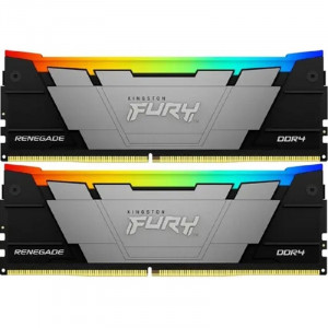 Память оперативная/ Kingston 32GB3600MT/s DDR4 CL16DIMM (Kit of 2)1Gx8 FURYRenegadeRGB