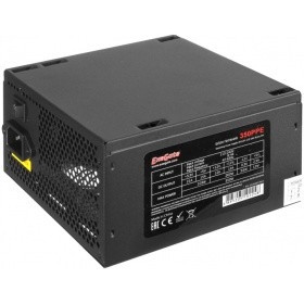 Exegate EX260637RUS-S Блок питания 350W ExeGate 350PPE, ATX, SC, black, APFC, 12cm, 24p+4p, PCI-E, 5*SATA, 3*IDE, FDD + кабель 220V с защитой от выдергивания