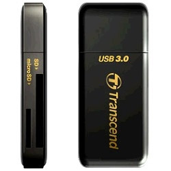 USB 3.0 Multi-Card Reader F5 All in 1 Transcend [TS-RDF5K] Black