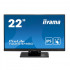 LCD Iiyama 21.5" T2254MSC-B1AG TOUCH черный {IPS 1920x1080 60Hz 4ms 250cd HDMI DisplayPort USB M/M HAS}