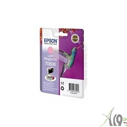 EPSON C13T08064011/C13T08064010  T0806 Картридж светло-пурпурный, стандартной емкости P50/PX660 (cons ink)