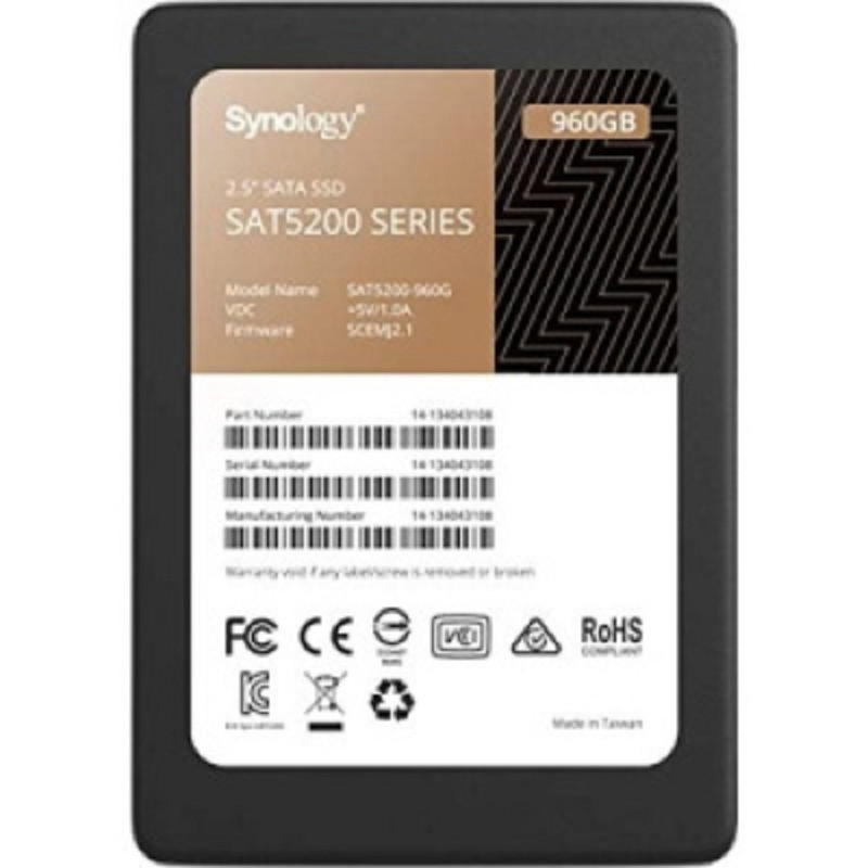 Synology SAT5221-1920G SSD жесткий диск SATA 2.5" 1.92TB 6GB/S Synology SAT5221-1920G SSD жесткий диск SATA 2.5" 1.92TB 6GB/S