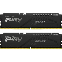 Память оперативная/ Kingston 16GB 6000MT/s DDR5 CL30 DIMM (Kit of 2) FURY Beast Black EXPO