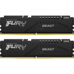 Память оперативная/ Kingston 16GB 6000MT/s DDR5 CL30 DIMM (Kit of 2) FURY Beast Black EXPO Память оперативная/ Kingston 16GB 6000MT/s DDR5 CL30 DIMM (Kit of 2) FURY Beast Black EXPO