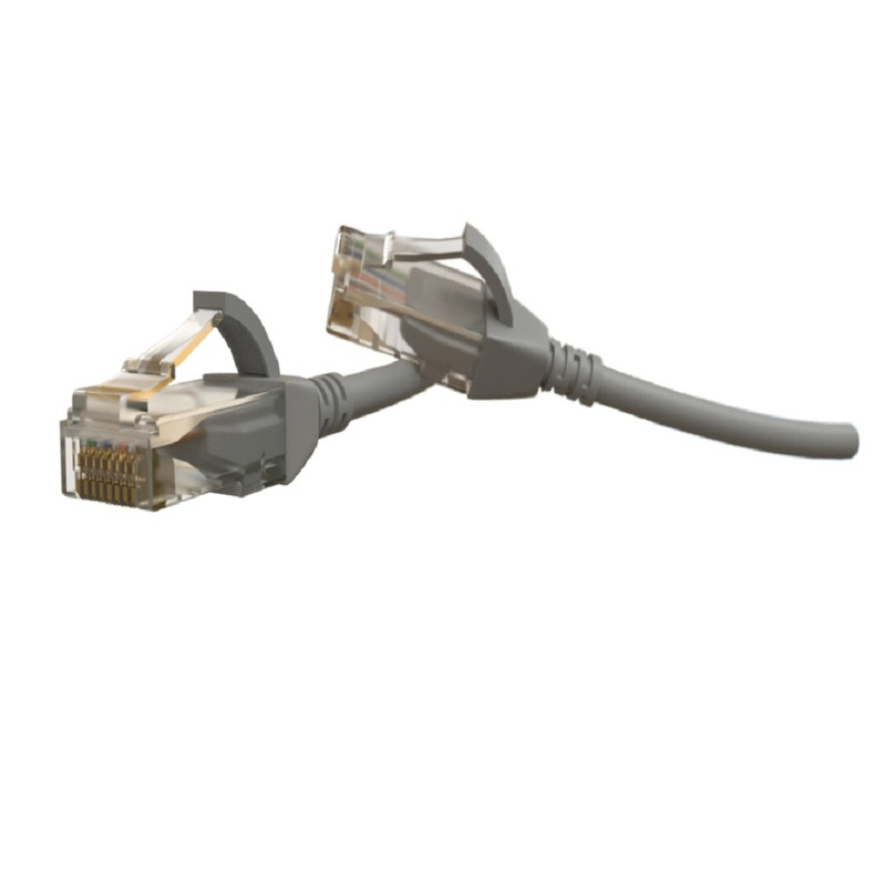 Hyperline PC-LPT-UTP-RJ45-RJ45-C6-5M-LSZH-GY Патч-корд U/UTP, категория 6 (100% Fluke Component Tested), 28AWG, LSZH, 5 м, серый														
